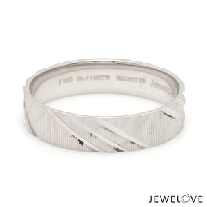 Platinum Love Bands for Couple JL PT 1307