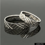 Load image into Gallery viewer, Platinum Love Bands for Couple JL PT 1307
