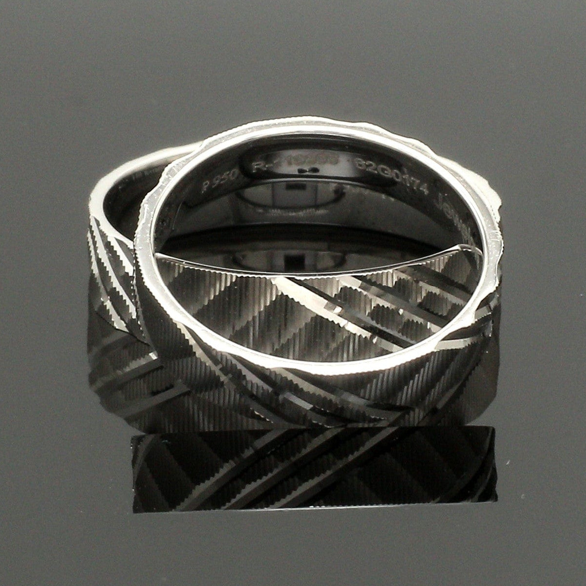 Platinum Love Bands for Couple JL PT 1307