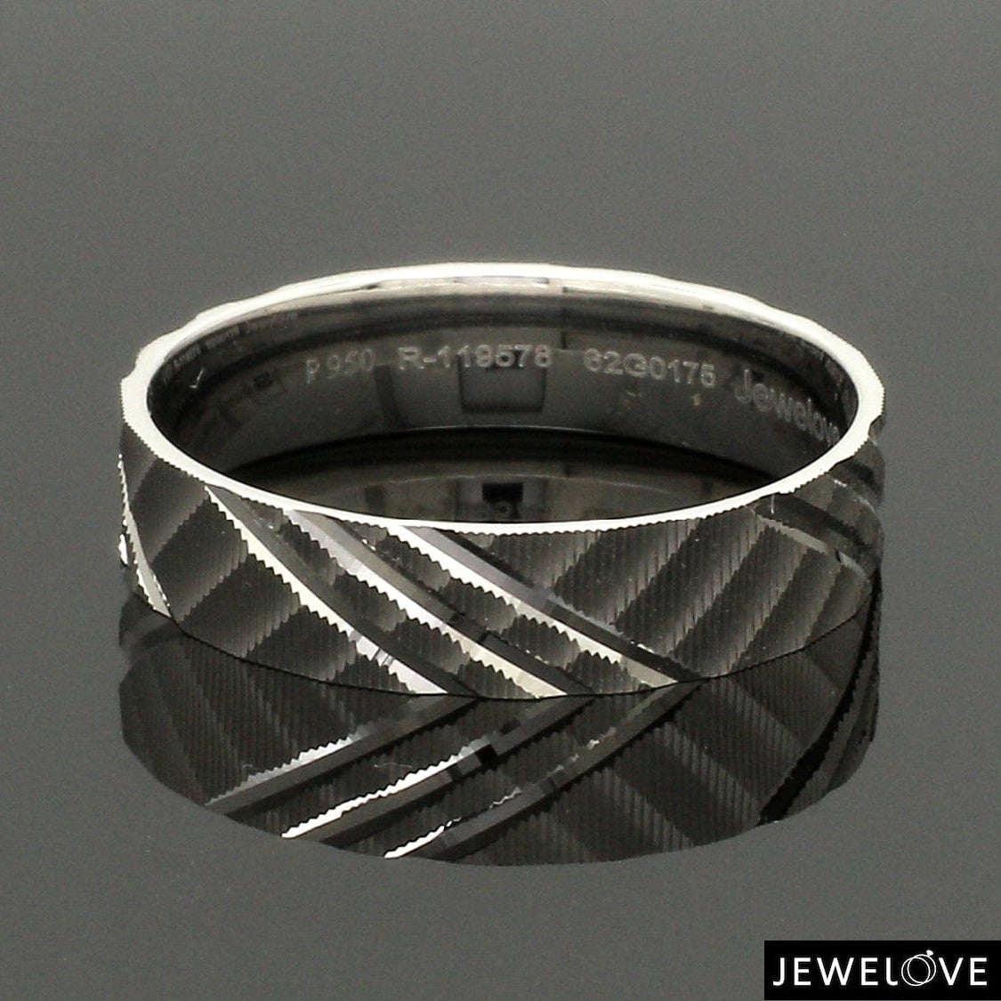 Platinum Love Bands for Couple JL PT 1307