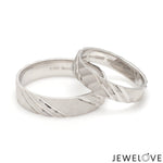 Load image into Gallery viewer, Platinum Love Bands for Couple JL PT 1307
