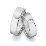 Load image into Gallery viewer, Platinum Love Bands JL PT 124
