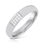 Load image into Gallery viewer, Platinum Love Bands with Diamond JL PT R-8016
