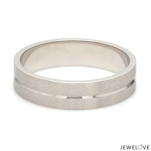 Platinum Love Bands with Princess cut Diamonds JL PT 241