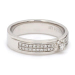 Load image into Gallery viewer, Platinum Love Bands with Sparkling Diamonds JL PT 622
