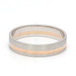 Load image into Gallery viewer, Platinum Ring with a Rose Gold Streak JL PT 1003
