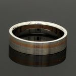 Load image into Gallery viewer, Platinum Ring with a Rose Gold Streak JL PT 1003
