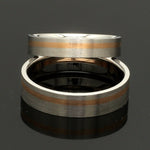 Load image into Gallery viewer, Platinum Ring with a Rose Gold Streak JL PT 1003
