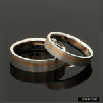 Load image into Gallery viewer, Platinum Ring with a Rose Gold Streak JL PT 1003
