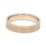 Load image into Gallery viewer, Platinum Ring with a Rose Gold Streak JL PT 1003
