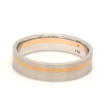 Load image into Gallery viewer, Platinum Ring with a Rose Gold Streak JL PT 1003
