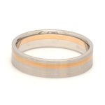 Load image into Gallery viewer, Platinum Ring with a Rose Gold Streak JL PT 1003
