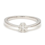 Load image into Gallery viewer, Platinum Ring with Seven Diamonds for Women JL PT 305
