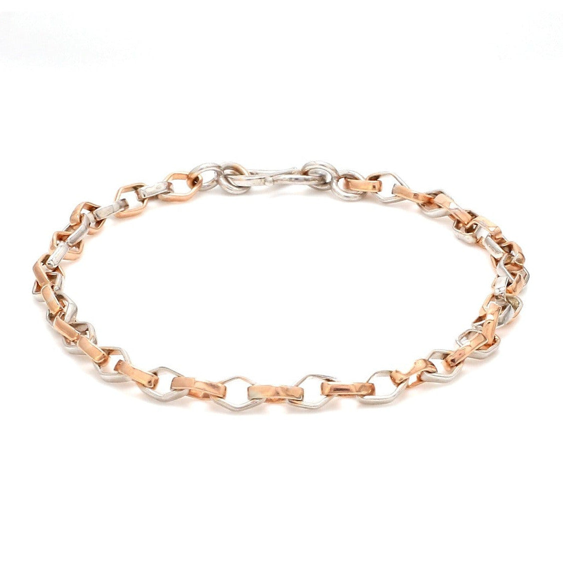 Platinum Rose Gold Bracelet for Men JL PTB 1043