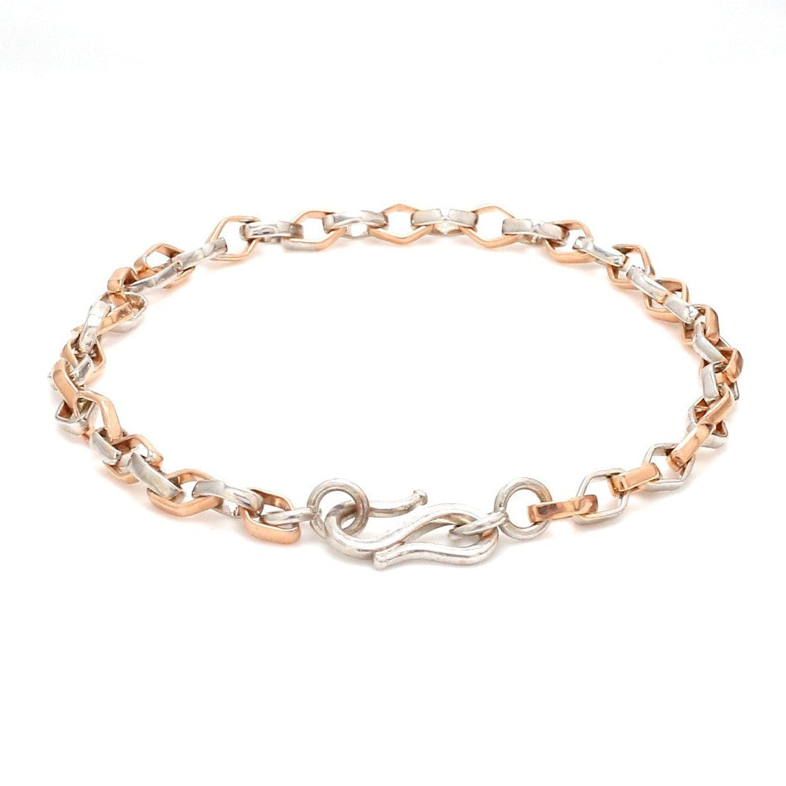 Platinum Rose Gold Bracelet for Men JL PTB 1043