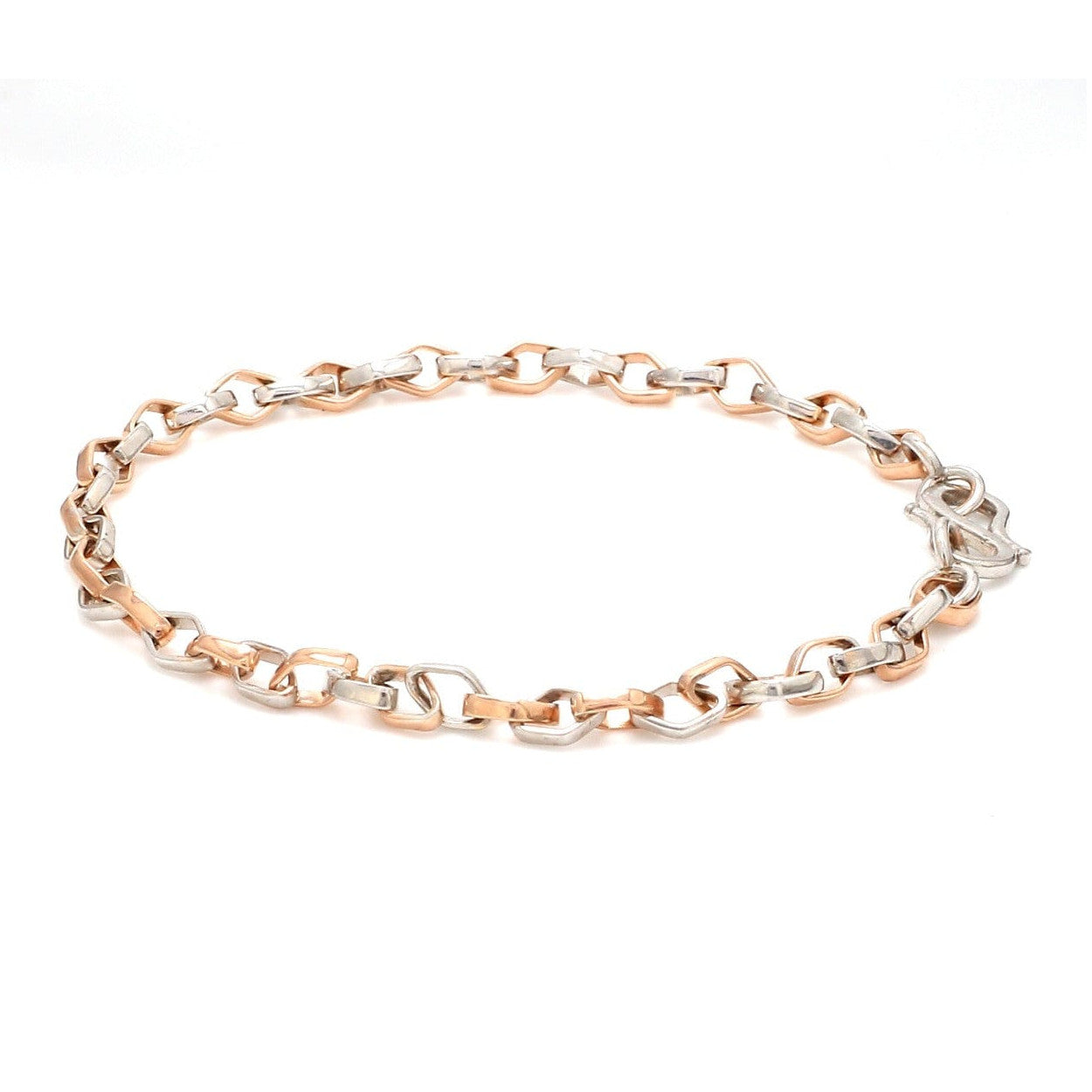 Platinum Rose Gold Bracelet for Men JL PTB 1043