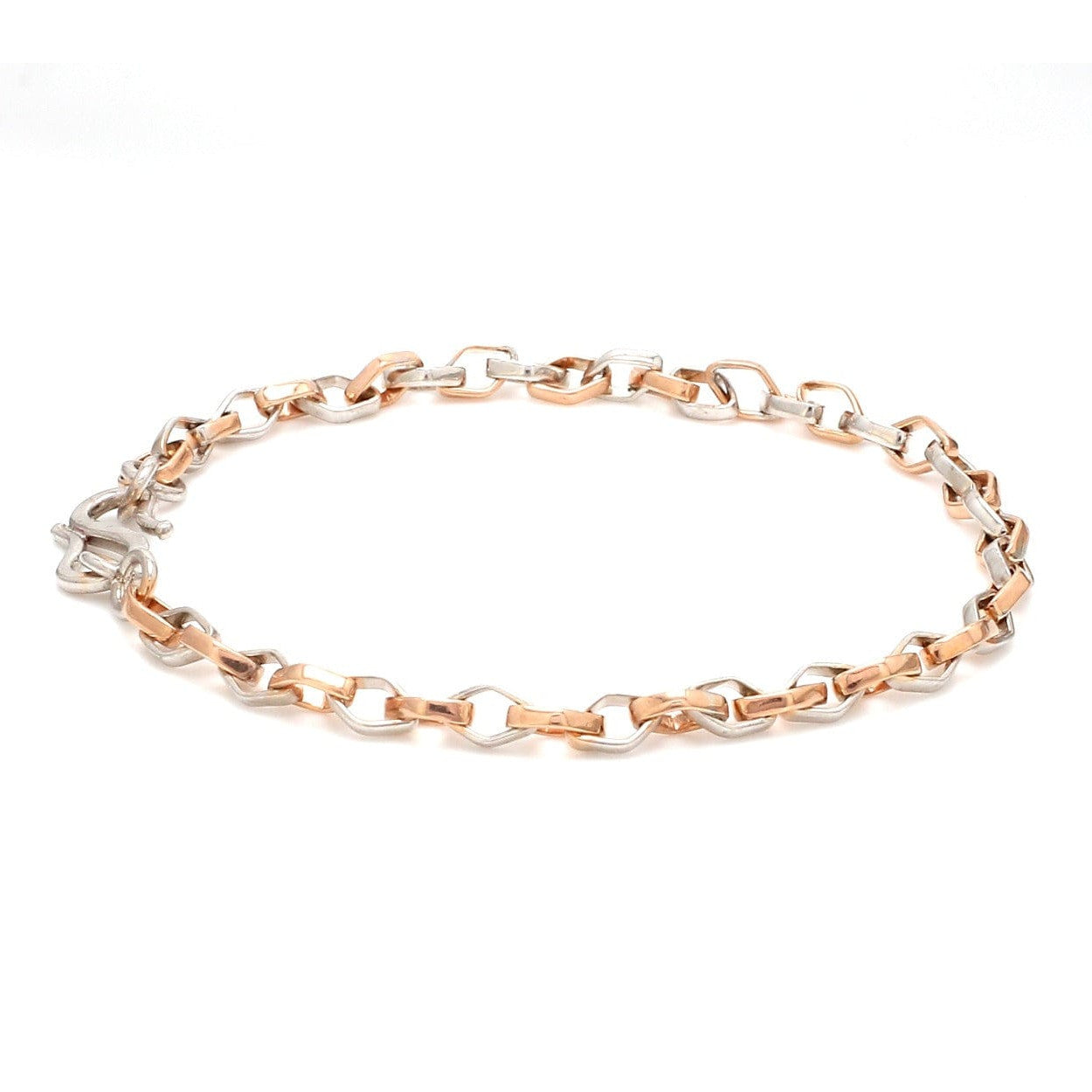 Platinum Rose Gold Bracelet for Men JL PTB 1043