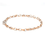 Load image into Gallery viewer, Platinum Rose Gold Bracelet for Men JL PTB 1043
