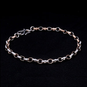 Platinum Rose Gold Bracelet for Men JL PTB 1043