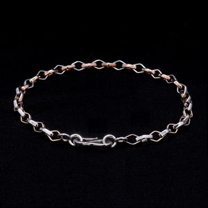 Platinum Rose Gold Bracelet for Men JL PTB 1043