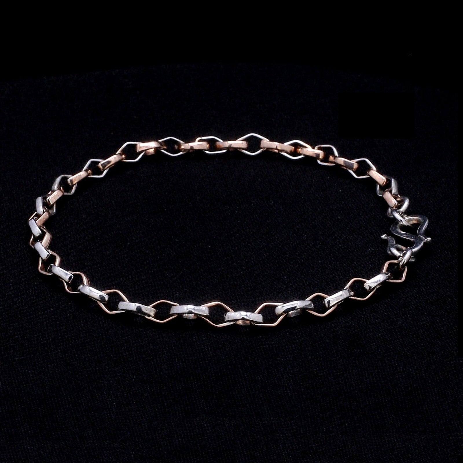 Platinum Rose Gold Bracelet for Men JL PTB 1043