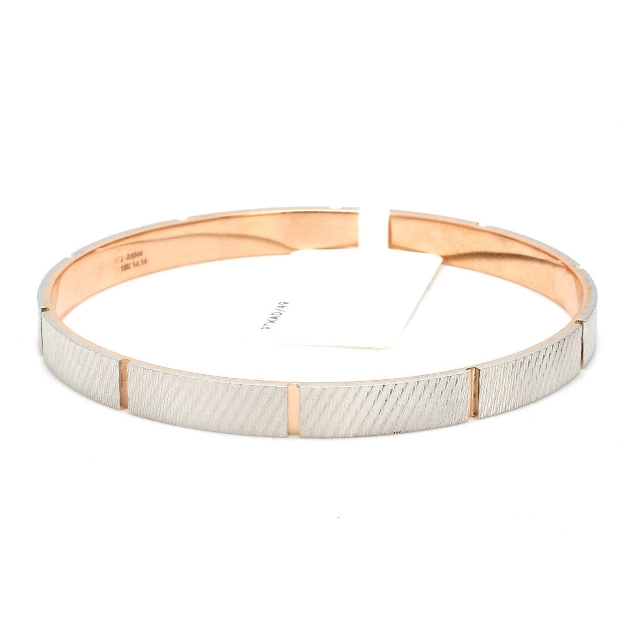 Platinum & Rose gold Bracelet for Men JL PTB 1078