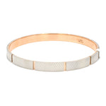 Load image into Gallery viewer, Platinum &amp; Rose gold Bracelet for Men JL PTB 1078
