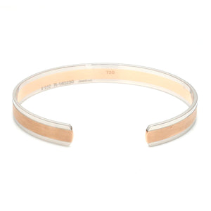 Platinum & Rose Gold Open Kada for Men JL PTB 1218