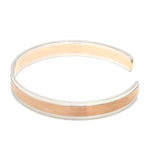 Load image into Gallery viewer, Platinum &amp; Rose Gold Open Kada for Men JL PTB 1218
