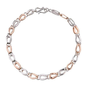 Platinum & Rose Gold Bracelet for Men JL PTB 701