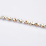 Load image into Gallery viewer, Platinum &amp; Rose Gold Bracelet for Men JL PTB 705
