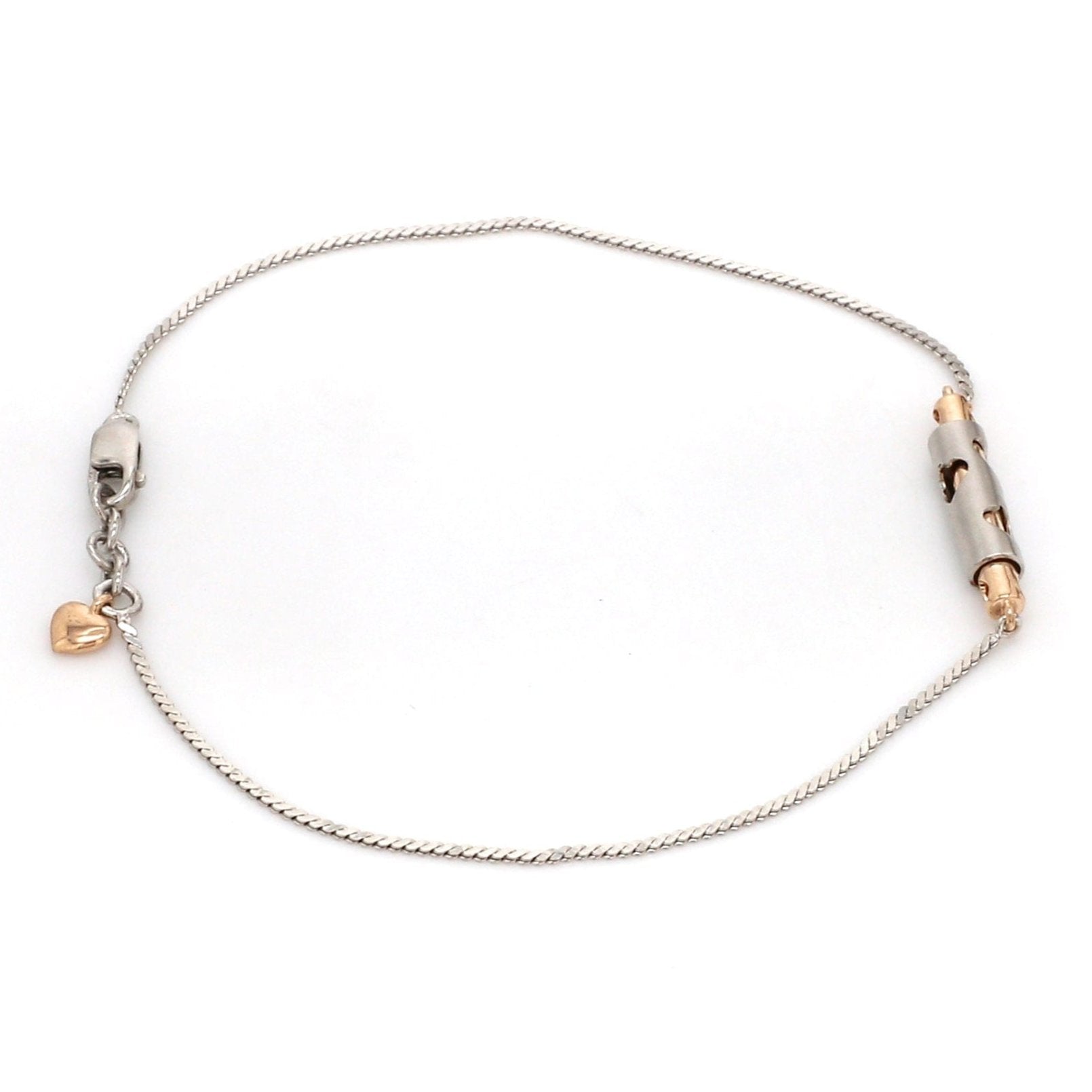 Platinum Rose Gold Bracelet for Women JL PTB 743