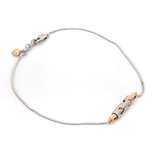 Platinum Rose Gold Bracelet for Women JL PTB 743