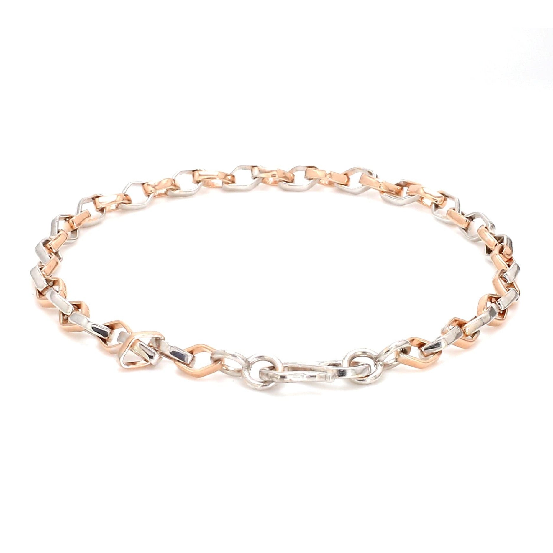 Platinum & Rose gold Bracelet JL PTB 854