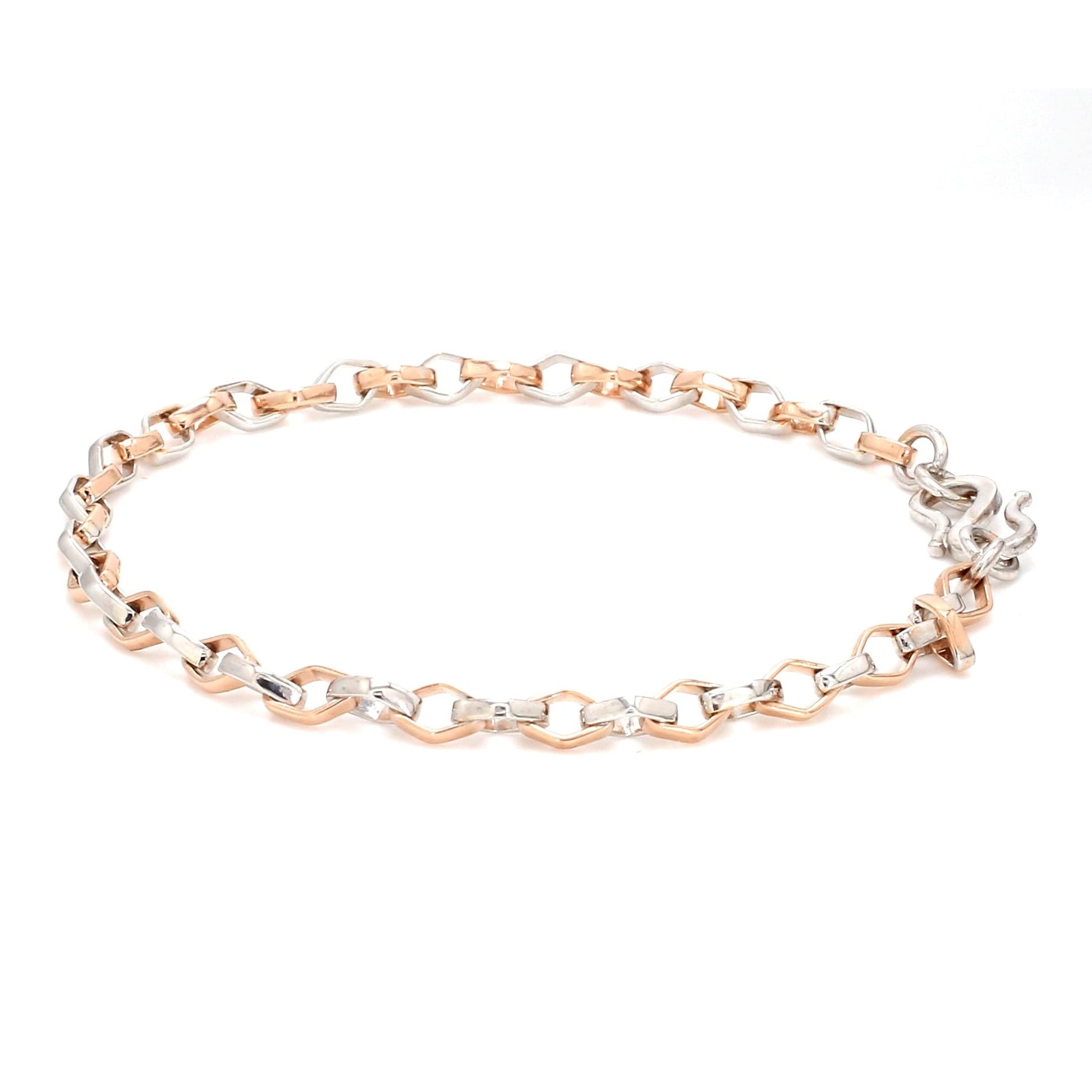 Platinum & Rose gold Bracelet JL PTB 854