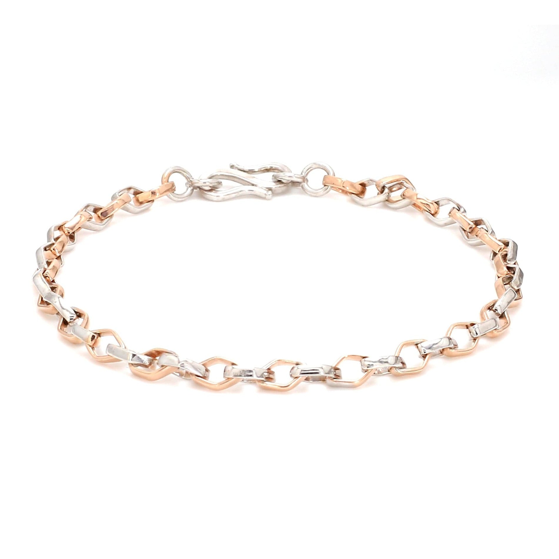 Platinum & Rose gold Bracelet JL PTB 854