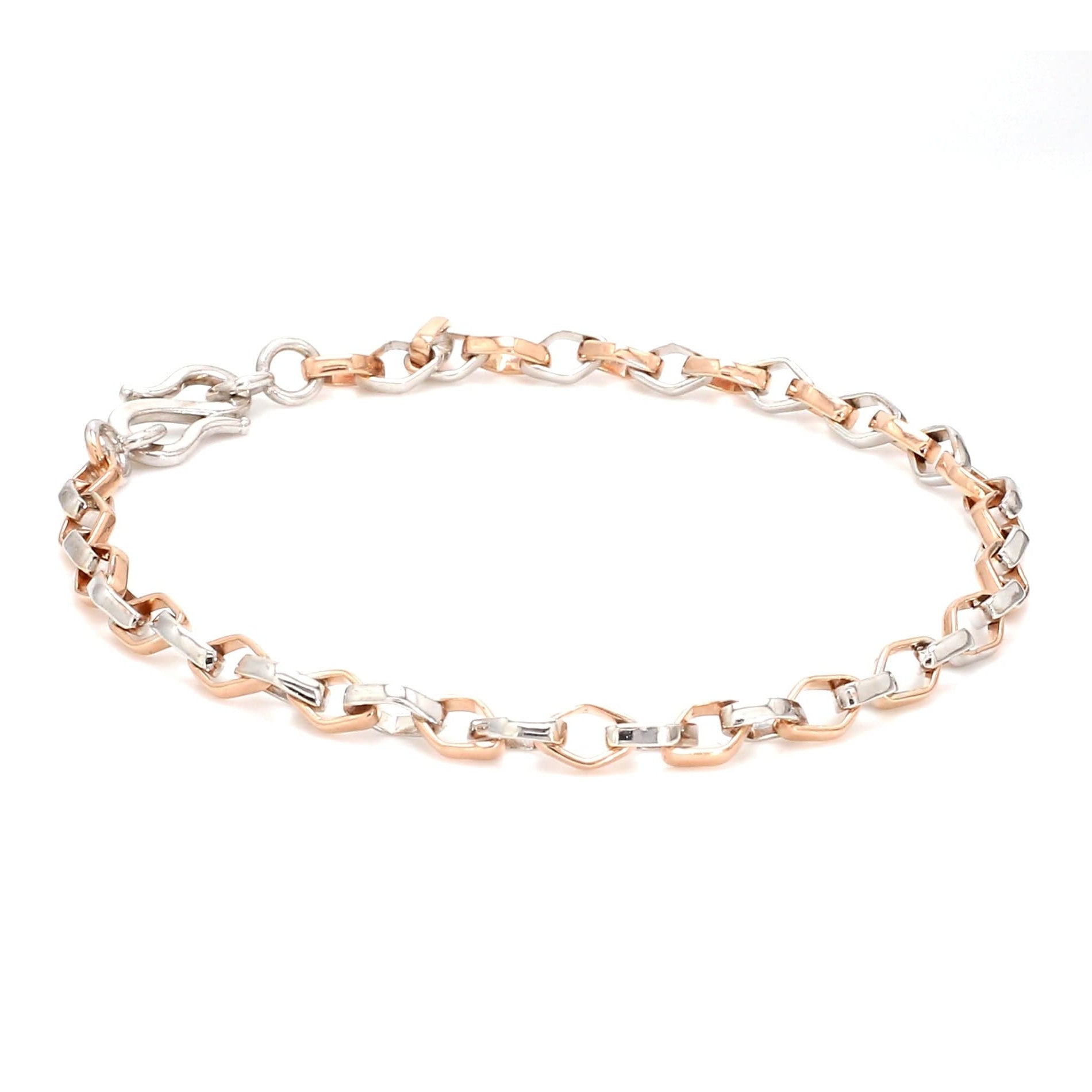 Platinum & Rose gold Bracelet JL PTB 854