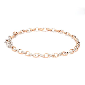 Platinum & Rose gold Bracelet JL PTB 854