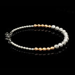 Load image into Gallery viewer, Platinum Rose Gold Bracelet with Diamond Cut Balls for Women JL PTB 1210
