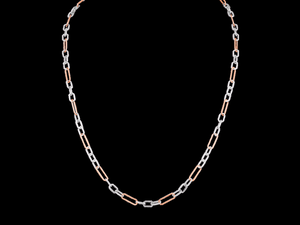 Men of Platinum | Pt + Rose Gold Chain for Men JL PT CH 0228