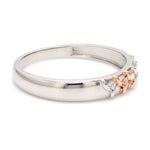 Load image into Gallery viewer, Platinum &amp; Rose Gold Couple Rings JL PT 999
