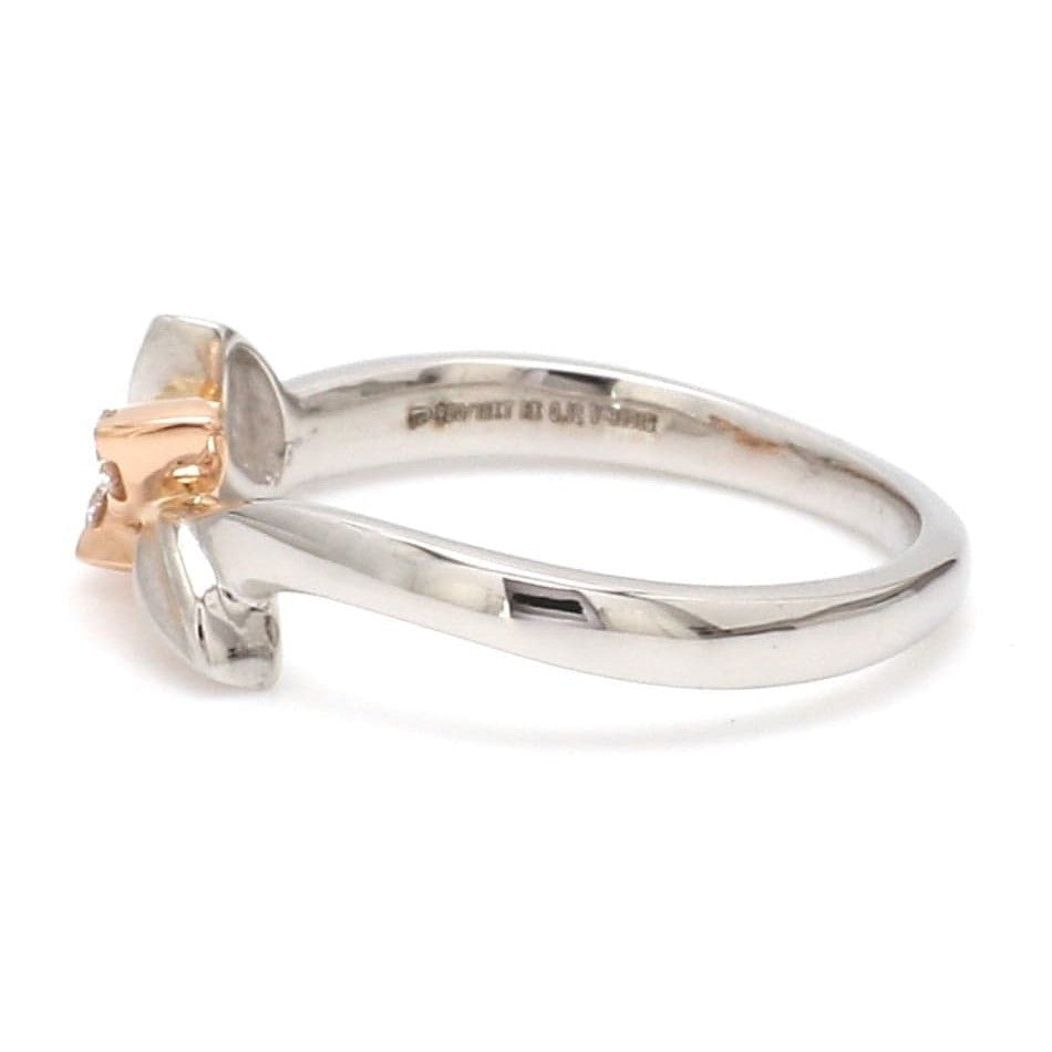 Platinum & Rose Gold Couple Rings JL PT 999