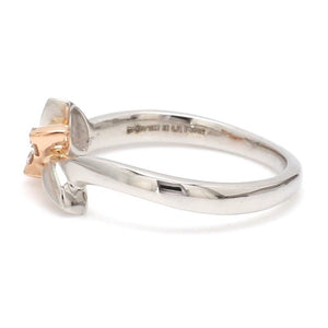 Platinum & Rose Gold Couple Rings JL PT 999