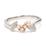 Load image into Gallery viewer, Platinum &amp; Rose Gold Couple Rings JL PT 999
