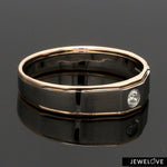 Load image into Gallery viewer, Platinum &amp; Rose Gold Couple Rings with Solitaires JL PT 901
