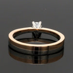 Load image into Gallery viewer, Platinum &amp; Rose Gold Couple Rings with Solitaires JL PT 901
