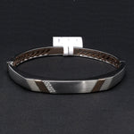 Load image into Gallery viewer, Platinum Rose Gold Diamond Bracelet with Matte Finish for Men JL PTB 1180
