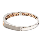 Load image into Gallery viewer, Platinum Rose Gold Diamond Bracelet with Matte Finish for Men JL PTB 1180
