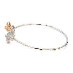 Platinum Rose Gold Diamond Bracelet for Women JL PTB 1202