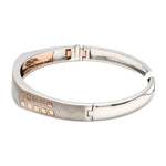 Load image into Gallery viewer, Platinum Rose Gold Diamond Bracelet with Matte Finish for Men JL PTB 1181
